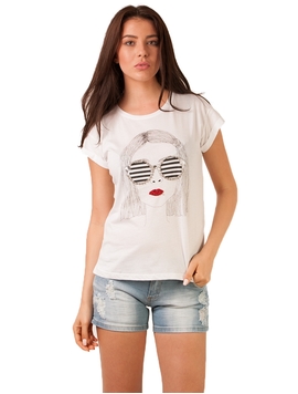 Tricou Cu Strasuri 
